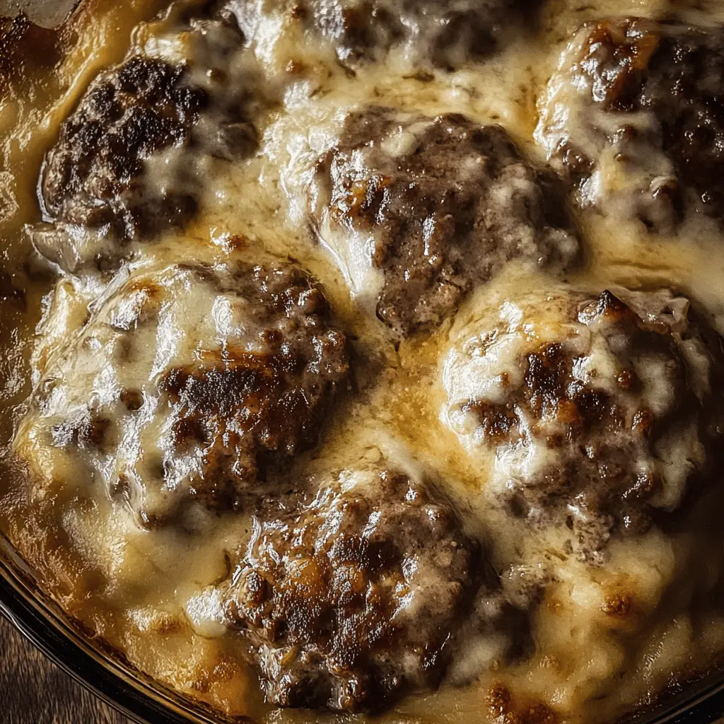 Get ready for a comforting meal with this Amish Hamburger Steak Bake! Juicy beef patties, smothered in rich gravy and served with tender vegetables, make this dish a true family favorite. Perfect for dinner on a chilly evening or a hearty weeknight meal. Save this recipe for a cozy night in with loved ones!