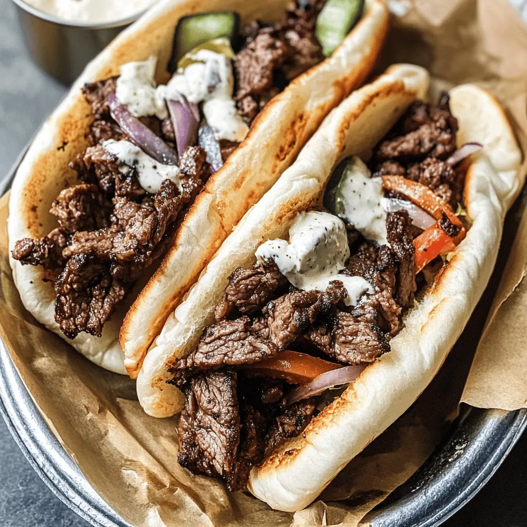 Get ready to enjoy melt-in-your-mouth Beef Gyros made with tender marinated beef, fresh veggies, and fluffy pita bread! Perfect for a quick family dinner or a weekend gathering, this dish is all about bold flavors and satisfying textures. Save this recipe for a delicious meal that everyone will love!
