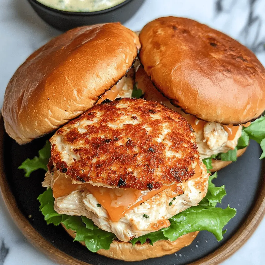 Get ready for a tasty twist on burgers with these Easy Cheddar Ranch Chicken Burgers! Juicy chicken patties mixed with creamy ranch and sharp cheddar come together for a meal everyone will love. Perfect for weeknight dinners or weekend cookouts, save this recipe to impress your family and friends!