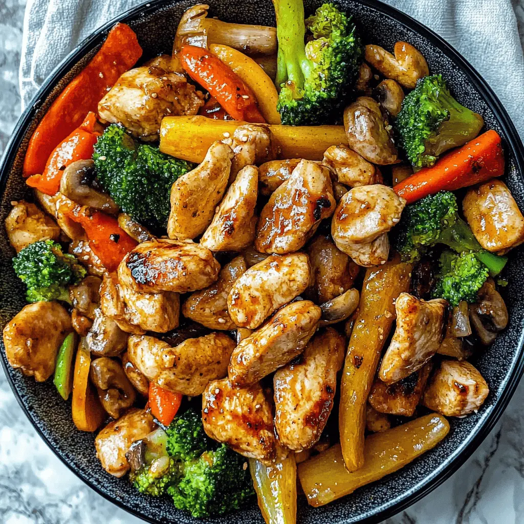 Satisfy your taste buds with this Hibachi Chicken and Vegetables recipe! Featuring tender chicken and a colorful medley of fresh veggies, it’s a great way to enjoy the classic flavors of Japanese hibachi right at home. Perfect for dinner or a lively gathering, save this recipe for your next cooking adventure!