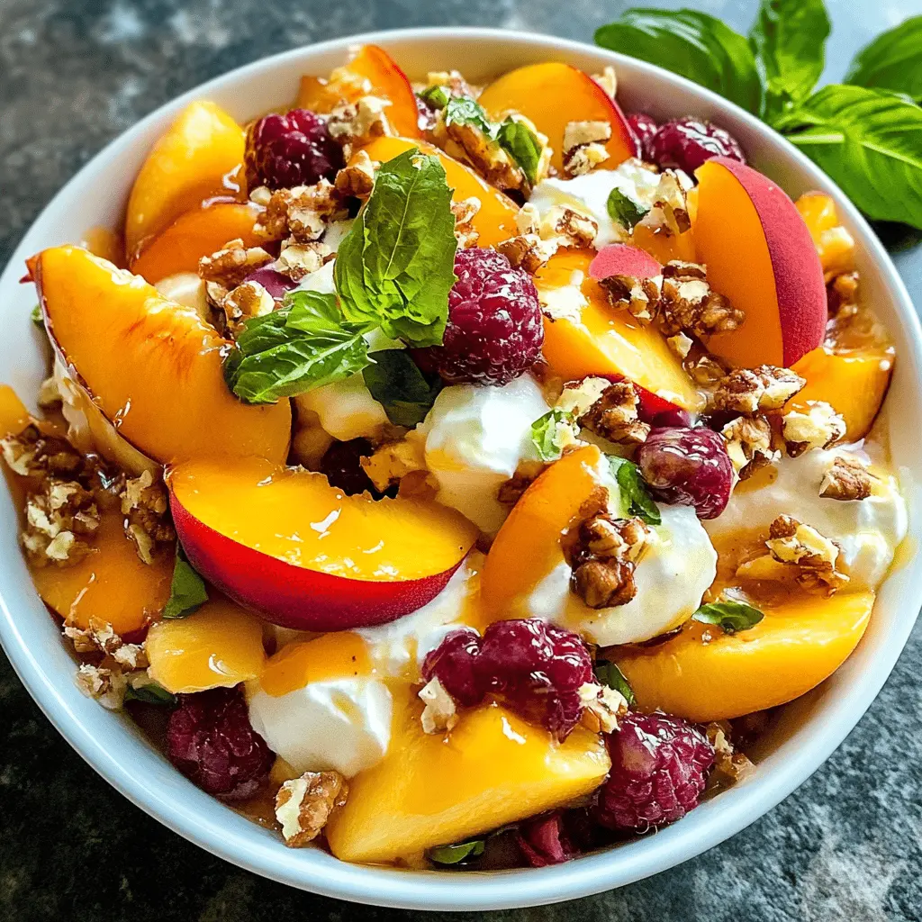 Fresh, juicy peaches take center stage in this delightful Millionaire Peach Salad! Featuring a mix of creamy feta, crunchy pecans, and vibrant greens, this salad offers an irresistible blend of flavors and textures. Perfect for summer gatherings or a light lunch, you'll want to save this recipe for those warm days ahead! Enjoy a burst of sunshine in every bite!