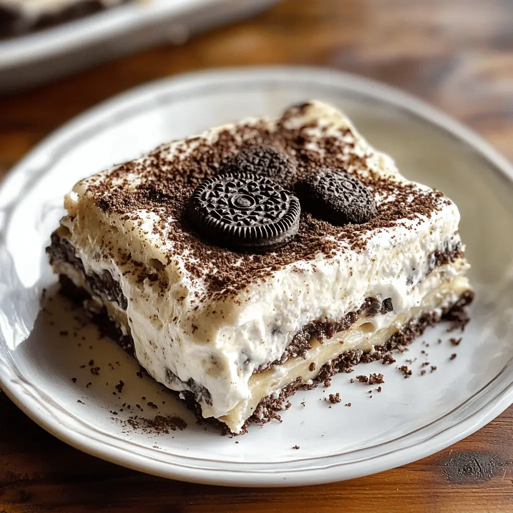 Layered with creamy goodness and crunchy Oreos, this Oreo Lasagna is a delightful no-bake dessert that everyone will love! With rich chocolate flavors and a creamy filling, it’s perfect for parties, potlucks, or a weekend treat. Save this recipe for your next gathering to impress your friends and family with this easy, tasty dessert!