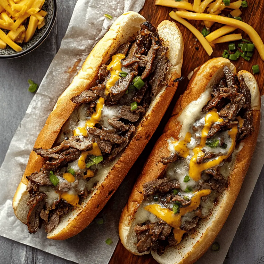 Craving a classic Philly cheesesteak? This recipe packs tender, seasoned beef with gooey cheese on a soft hoagie roll. With just a few simple ingredients, you can create a delicious sandwich that’s perfect for lunch or dinner. Save this easy-to-follow recipe for your next gathering or comfort food night!