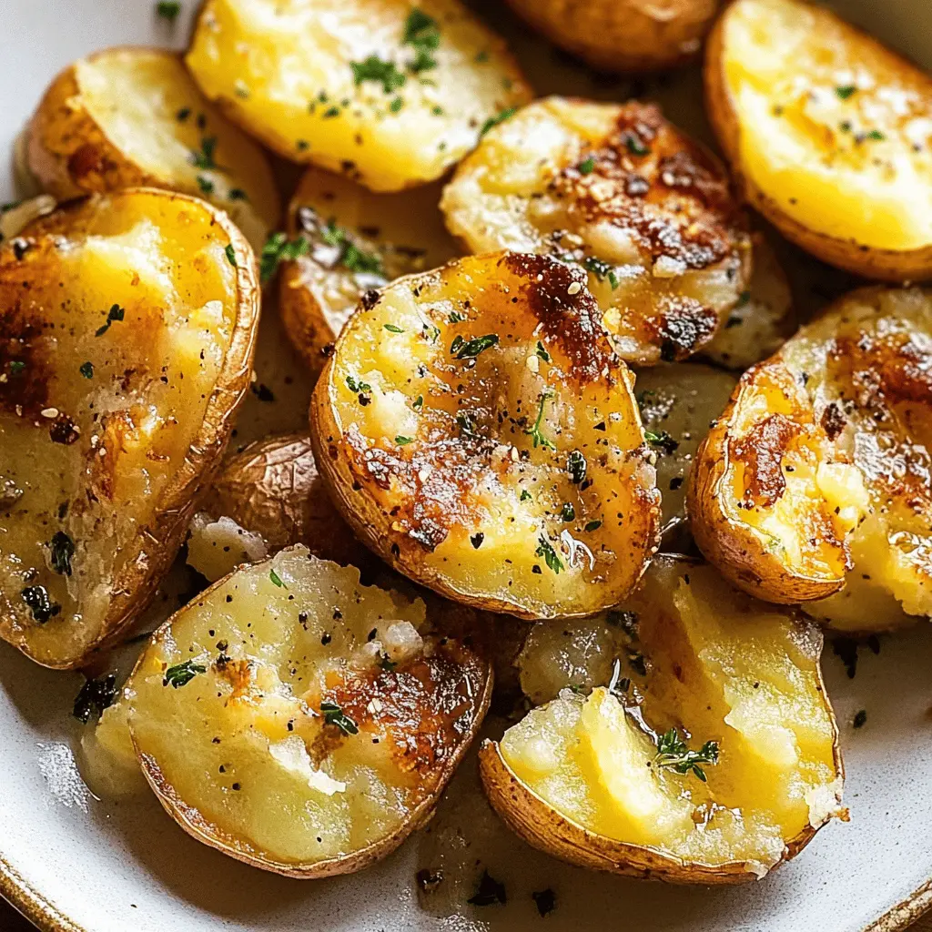 Get ready to enjoy these deliciously crispy smashed potatoes! Perfectly seasoned and baked to a golden brown, they make a fantastic side dish for any meal. With their fluffy interior and crunchy exterior, these potatoes are sure to please everyone at the table. Save this recipe for your next family gathering or casual dinner party!