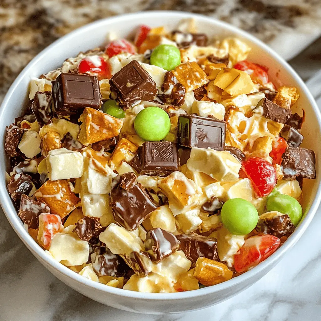 Looking for a fun and sweet treat? This Snickers Salad combines creamy goodness with crunchy Snickers bars and fresh apples for a delightful dessert that everyone will love! Perfect for potlucks, barbecues, or a special family dinner. Save this recipe to impress your guests or to enjoy as a delicious indulgence anytime!