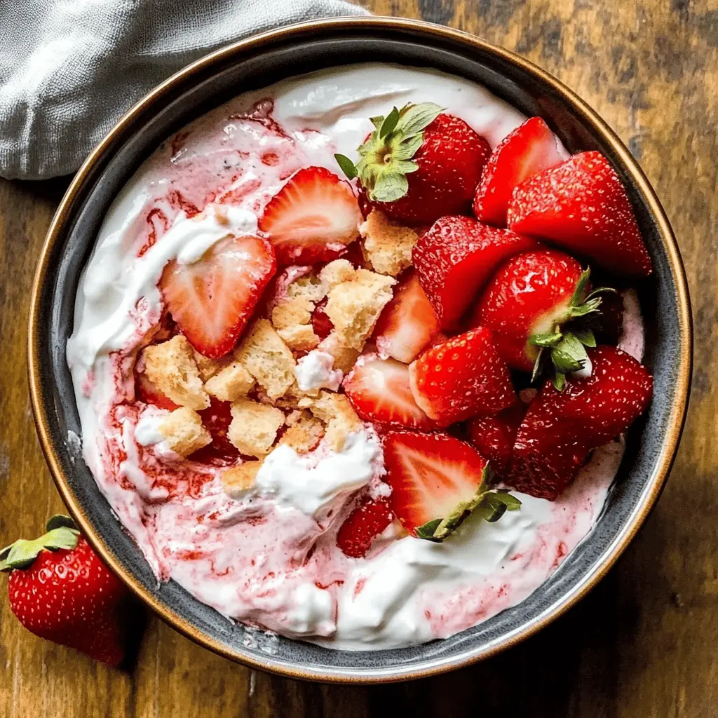 This Strawberry Cheesecake Dip is a creamy delight perfect for any gathering! With its luscious blend of cream cheese and sweet strawberries, it’s a treat everyone will enjoy. Serve it with graham crackers or fresh fruit for a fun dessert! Save this easy recipe for your next party or family get-together. Your taste buds will thank you!