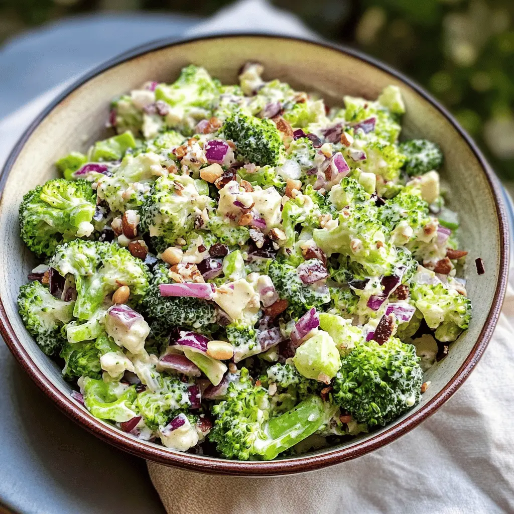 Easy Healthy Broccoli Salad Recipe