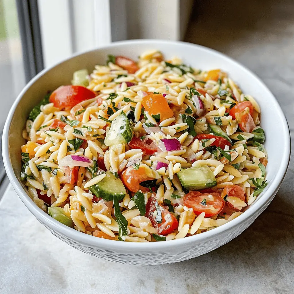 Easy Orzo Salad Recipe for Quick Summer Meals