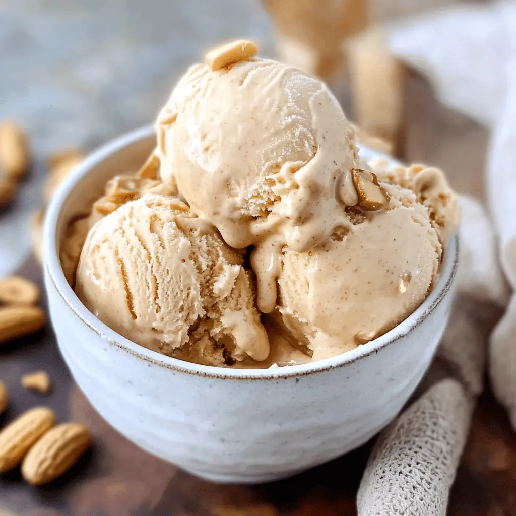 Easy No Churn Peanut Butter Ice Cream Recipe