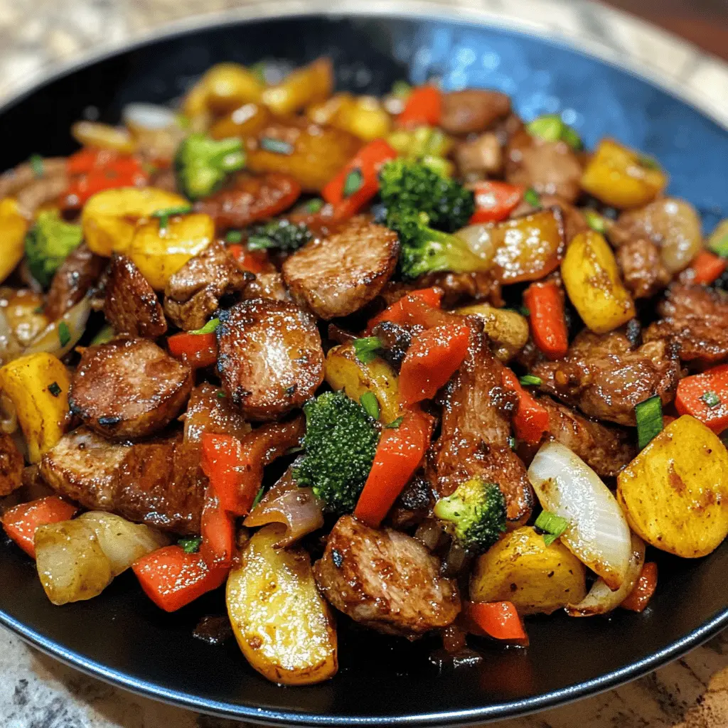 Easy Blackstone Cowboy Stir Fry Dinner