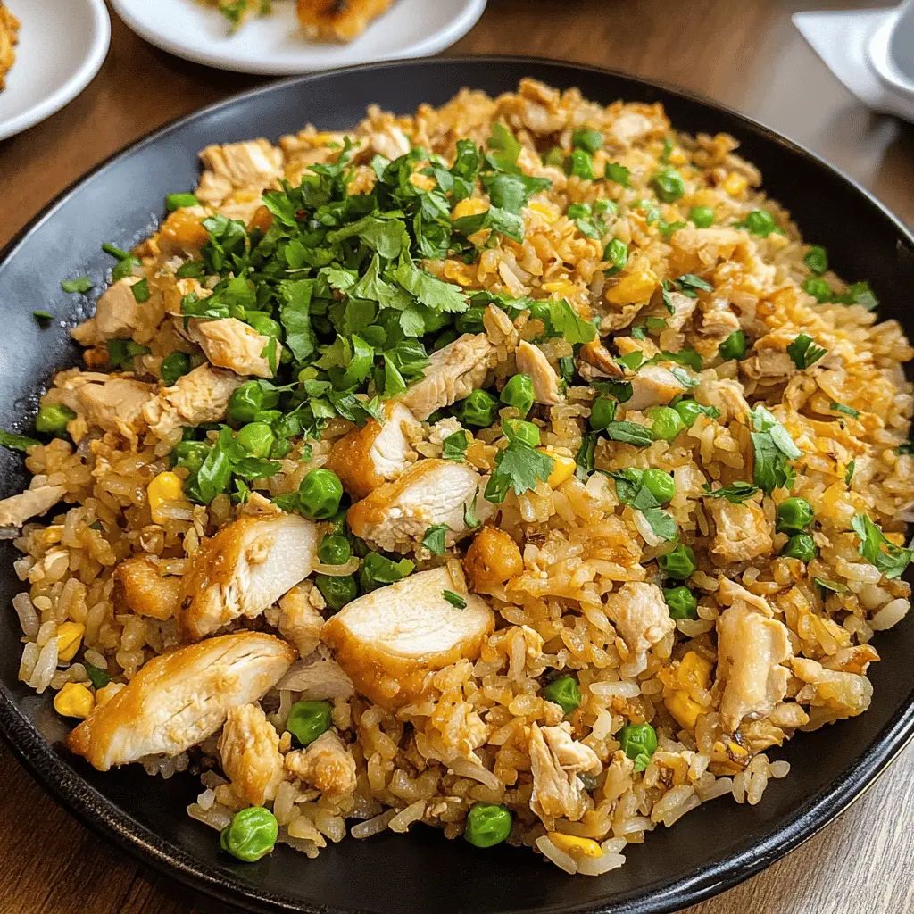 Easy Restaurant-Style Chicken Fried Rice Recipe