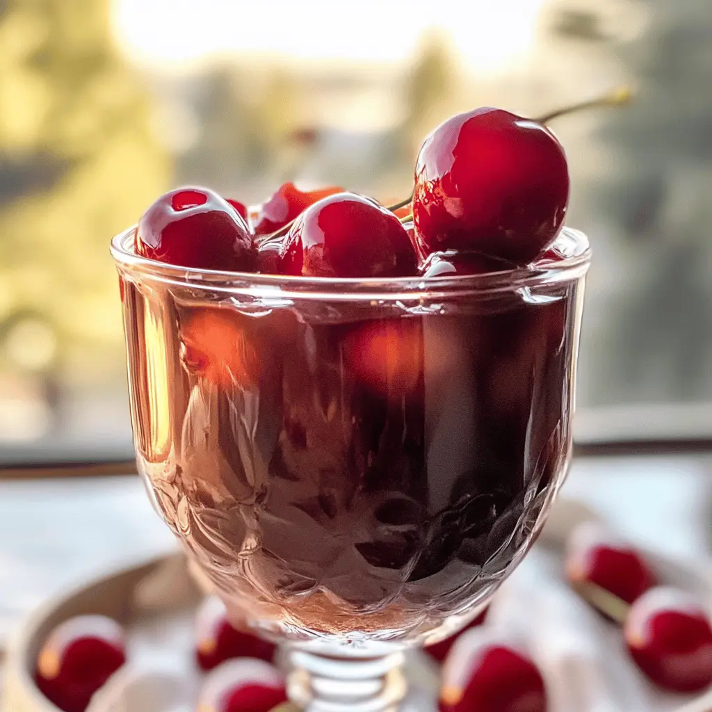 Easy Homemade Amaretto Cherries (Lazzaroni Copycat)