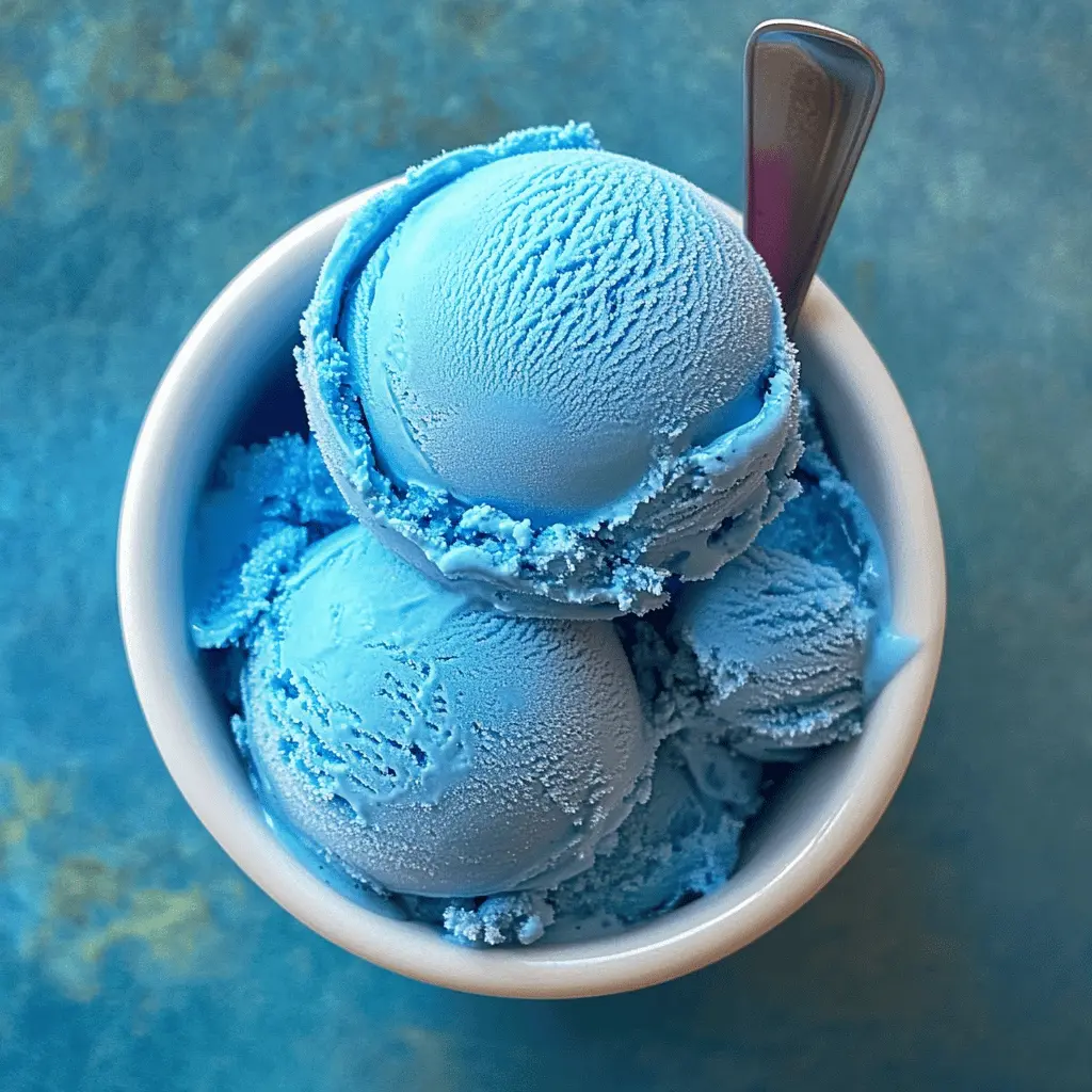 Easy Homemade Blue Moon Ice Cream Recipe