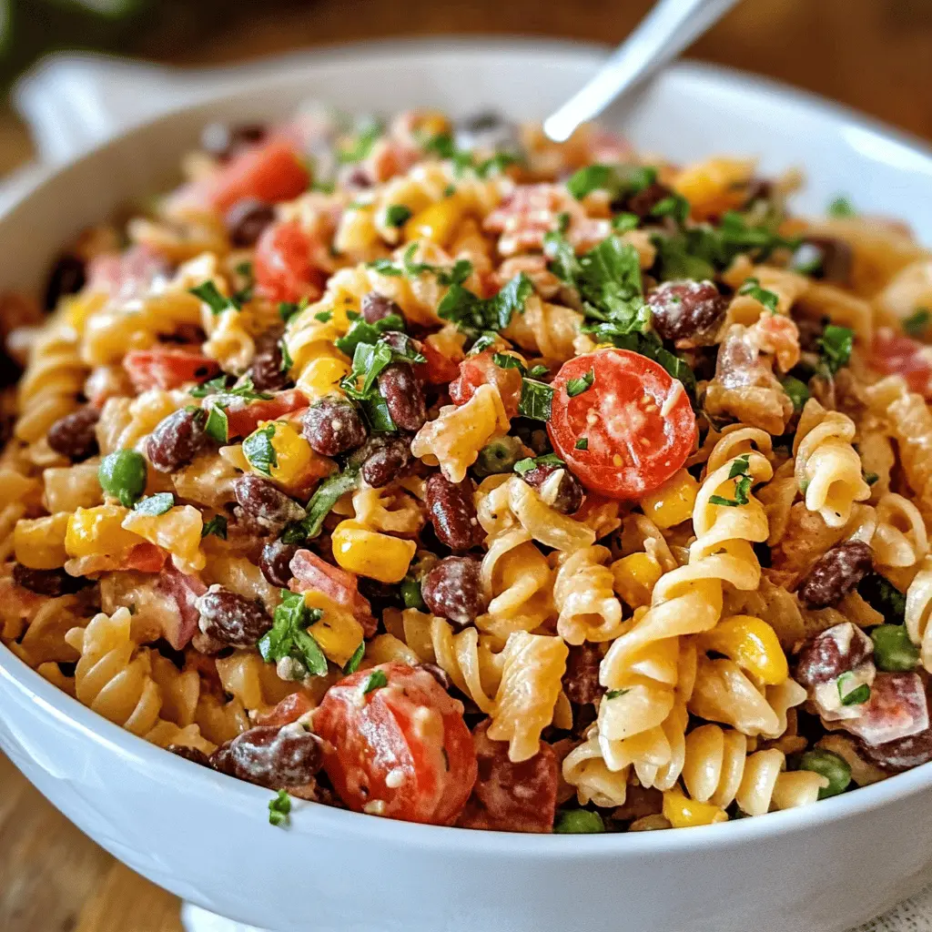 Easy Cowboy Pasta Salad Recipe for Summer