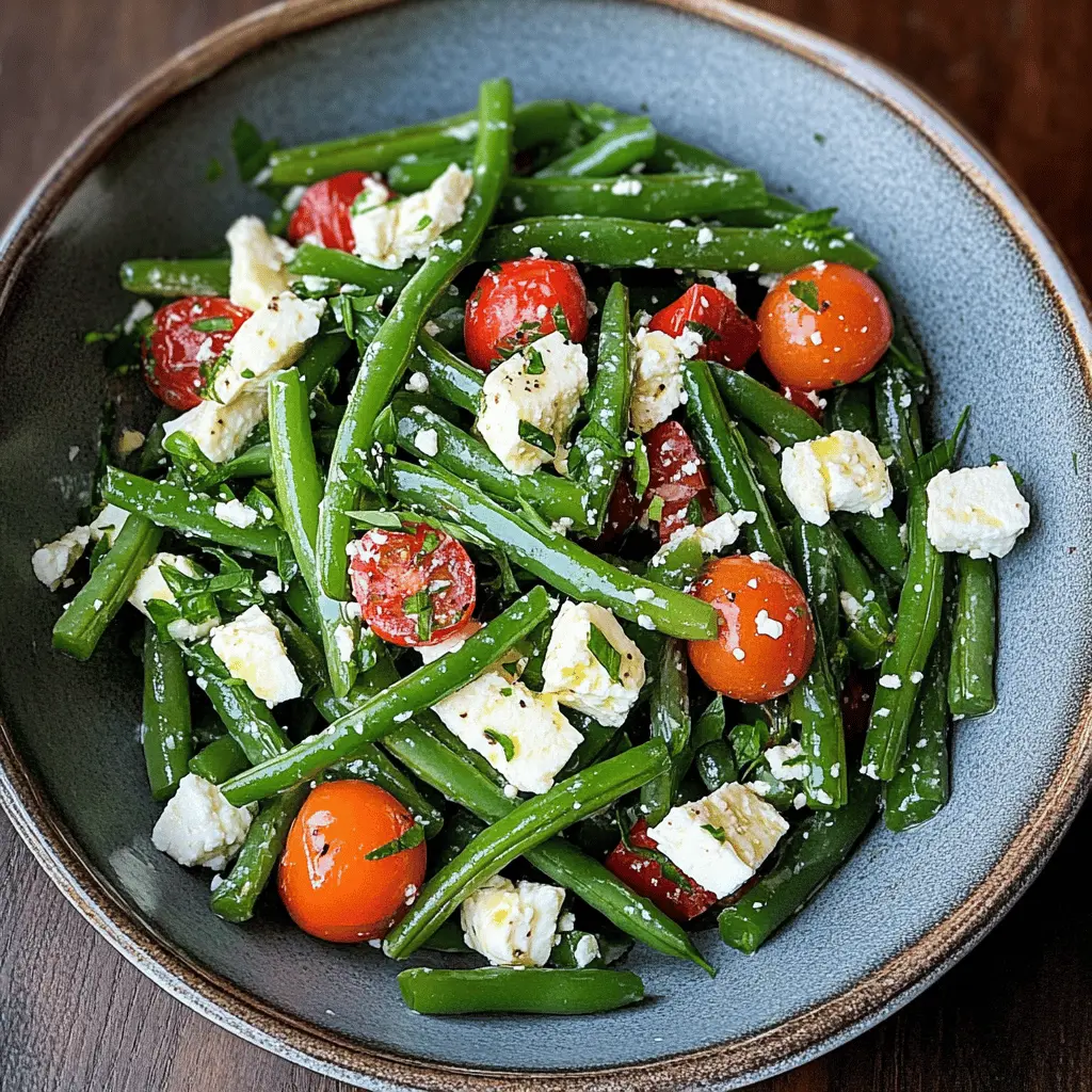 Easy Green Bean and Feta Salad Recipe