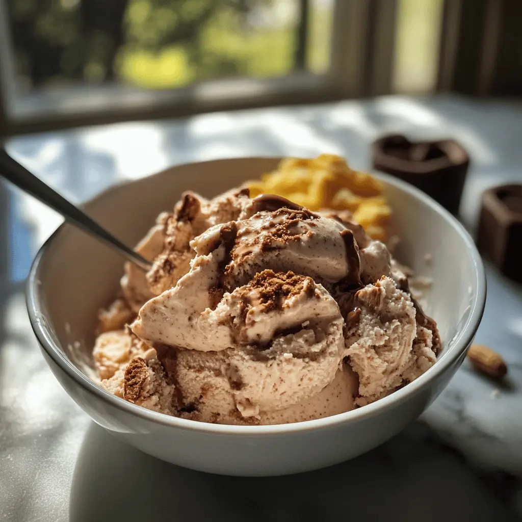 Easy Cottage Cheese Peanut Butter Ice Cream Recipe