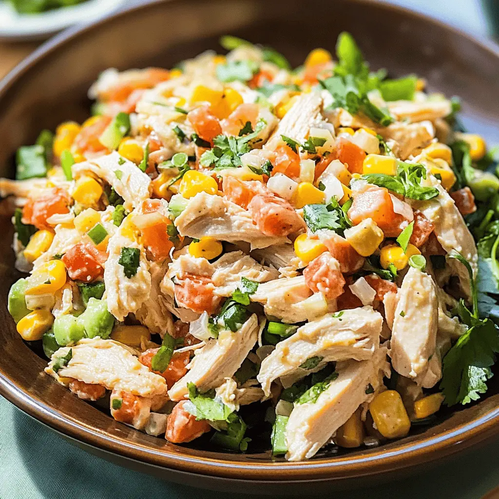 Easy Mexican Chicken Salad Recipe