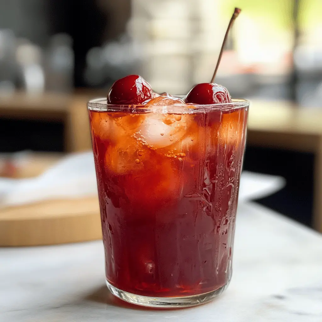 Easy Refreshing Cherry Iced Tea Recipe