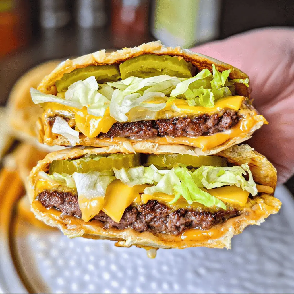 Easy Keto Big Mac Smash Burgers Recipe