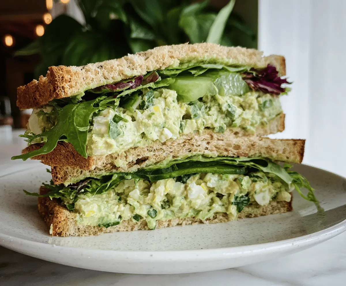 Easy Green Goddess Salad Sandwich Recipe