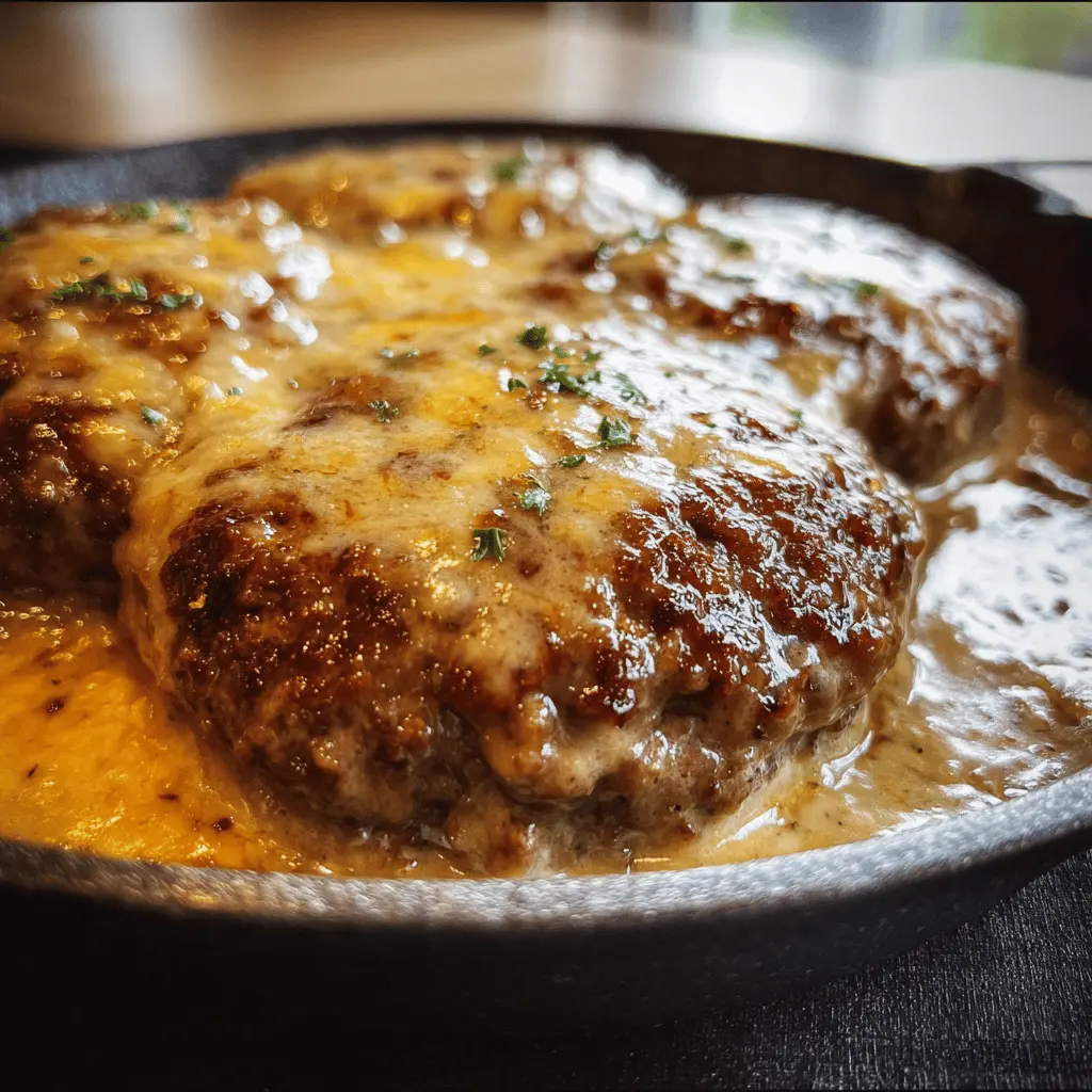 Easy Amish Hamburger Steak Bake Recipe