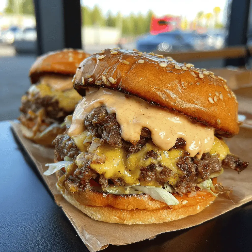 Easy Smash Burgers With Creamy Baconnaise Sauce