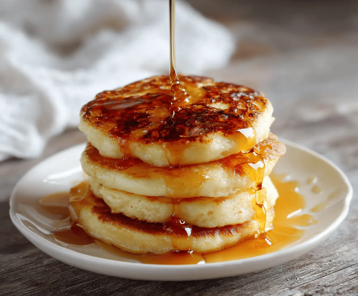 Fluffy Pancakes with Syrup