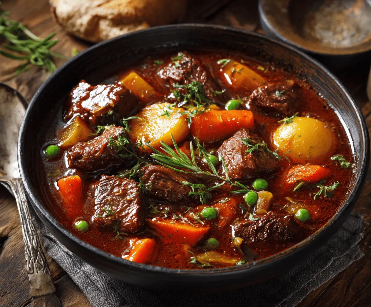 Beef Stew with Vegetables