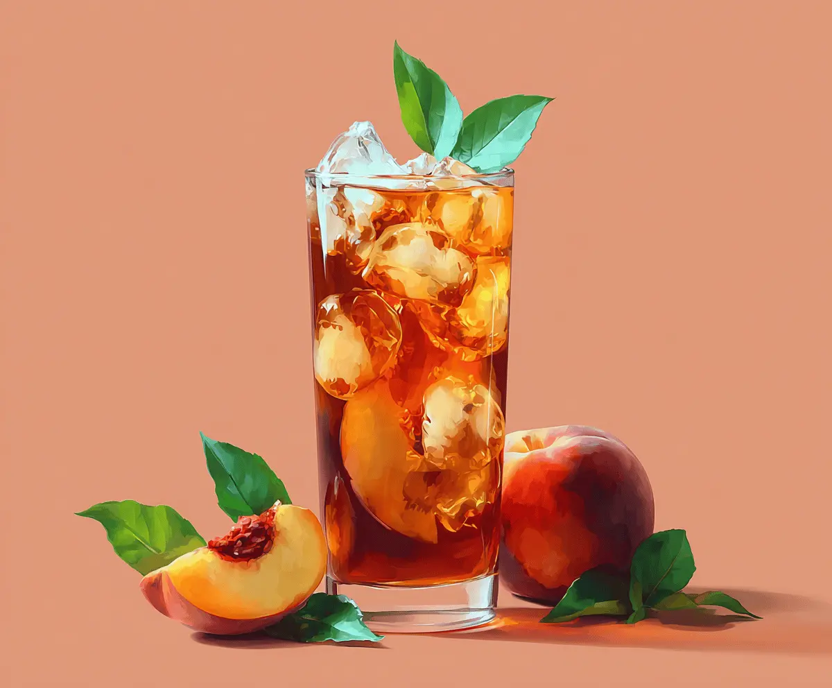 Iced Peach Tea