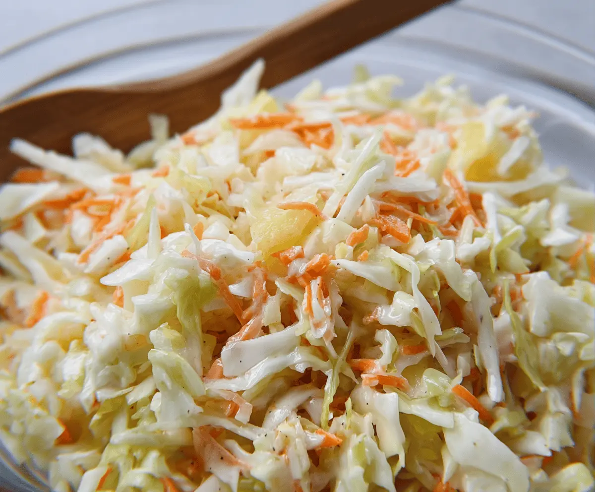 Easy Hawaiian Coleslaw Recipe with Pineapple