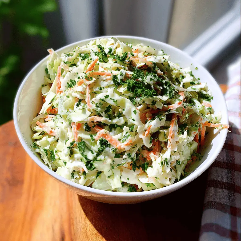 Creamy Cilantro Lime Coleslaw Recipe