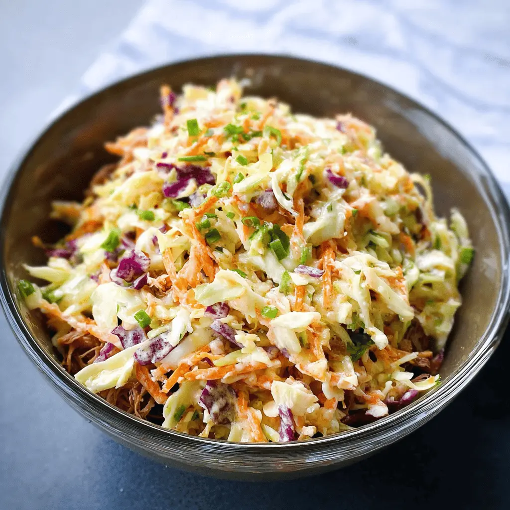 Easy Creamy Coleslaw for Pulled Pork