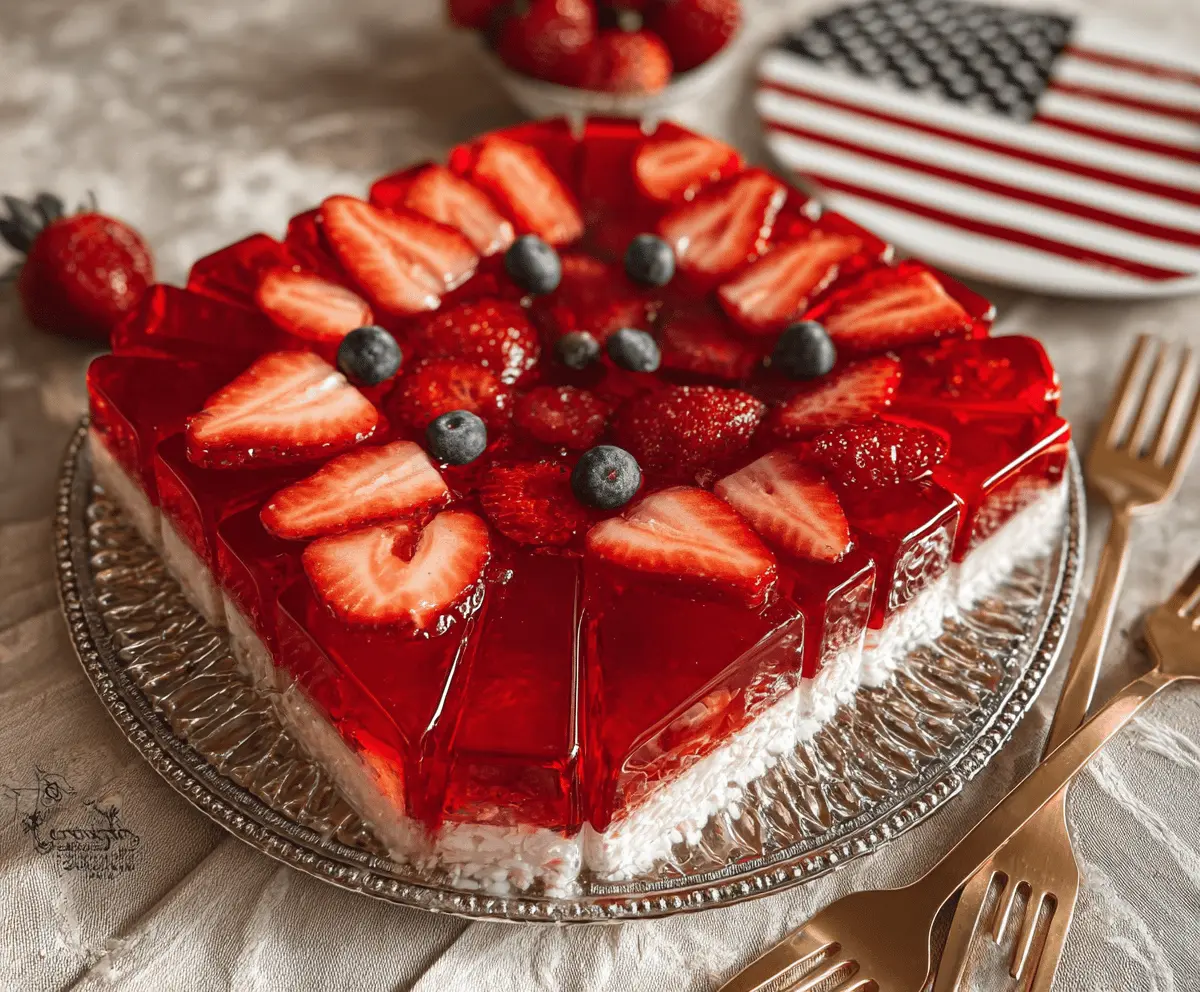 Easy Strawberry Pretzel Jello Salad Recipe