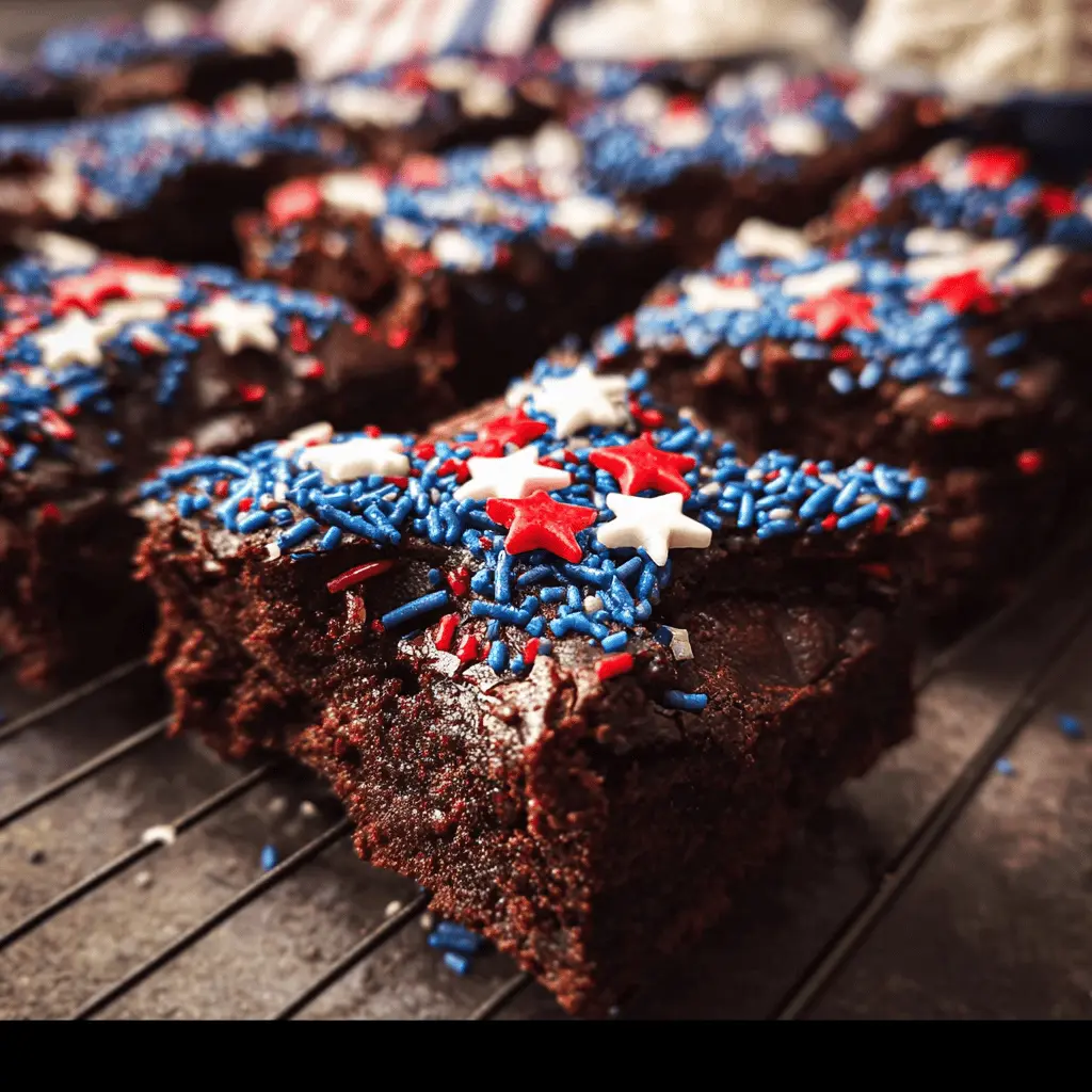 Easy Star Spangled Brownies for Patriotic Celebrations