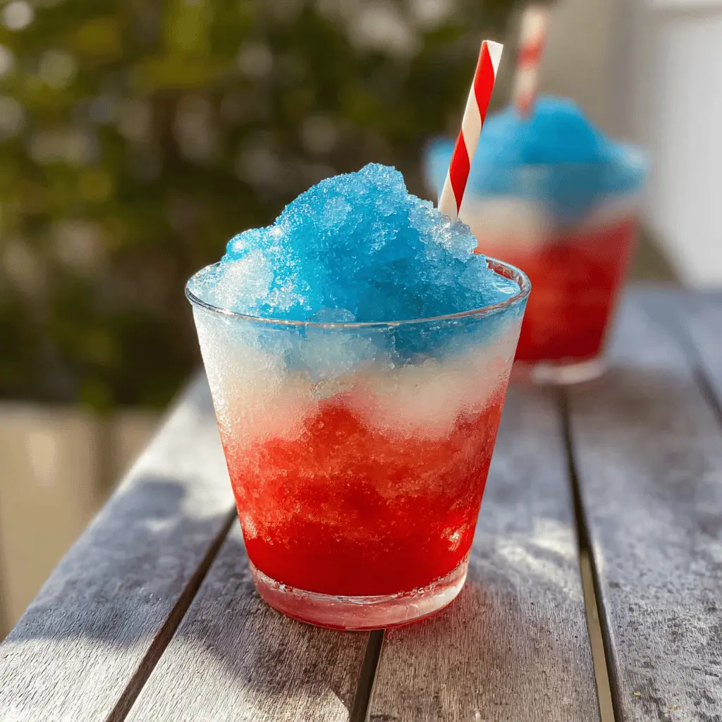 Red White and Blue Margarita Slush Recipe