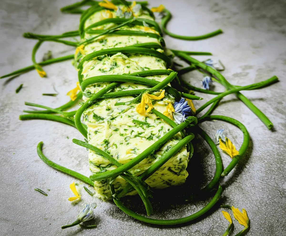 Easy Garlic Scapes Butter Recipe