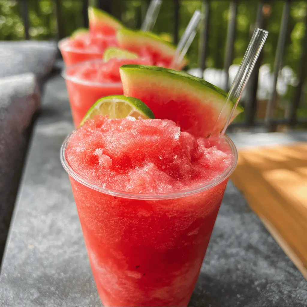 Refreshing Watermelon Slush Recipe for Summer