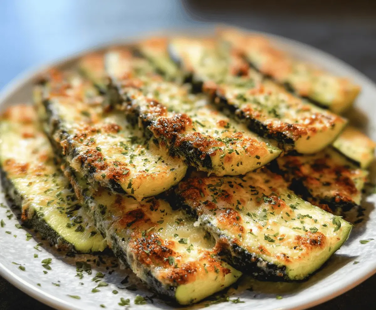 Easy Baked Parmesan Zucchini Recipe