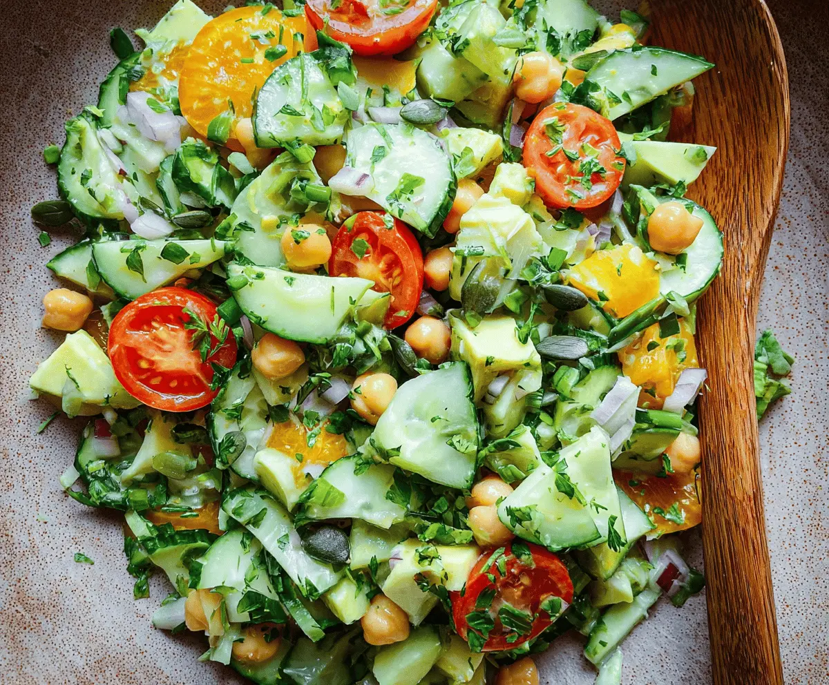 Fresh and Bright Vegan Sunshine Salad Recipe