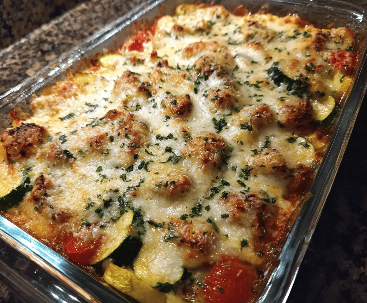 Easy Italian Chicken and Zucchini Bake Recipe
