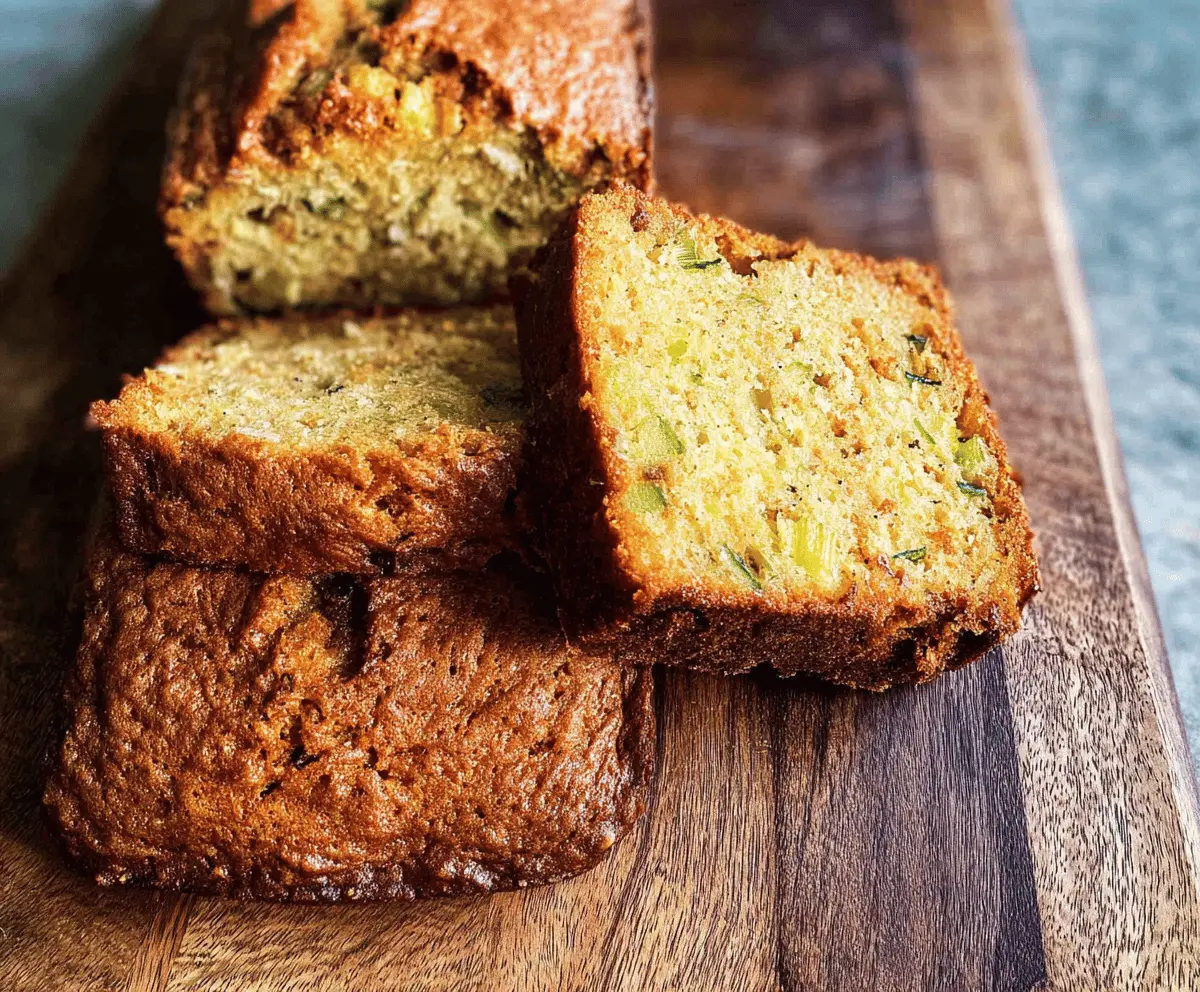 Moist Pineapple Zucchini Bread Recipe