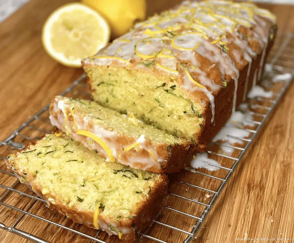 Moist Lemon Zucchini Bread Recipe