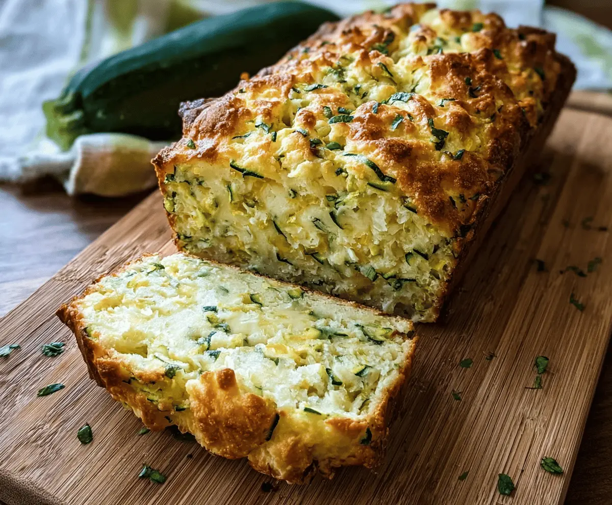 Easy Zucchini Cheese Bread Recipe for Beginners