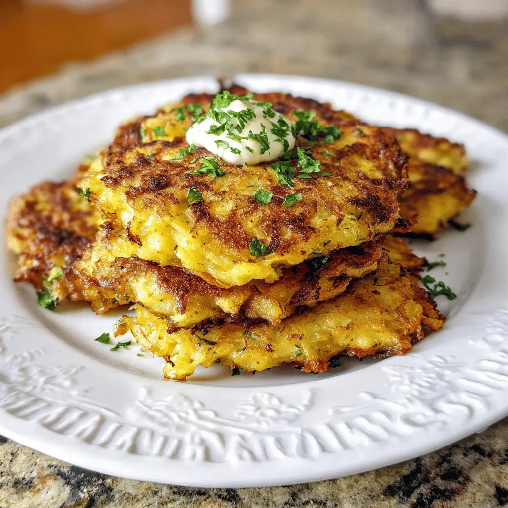 Crispy Parmesan Yellow Squash Fritters Recipe