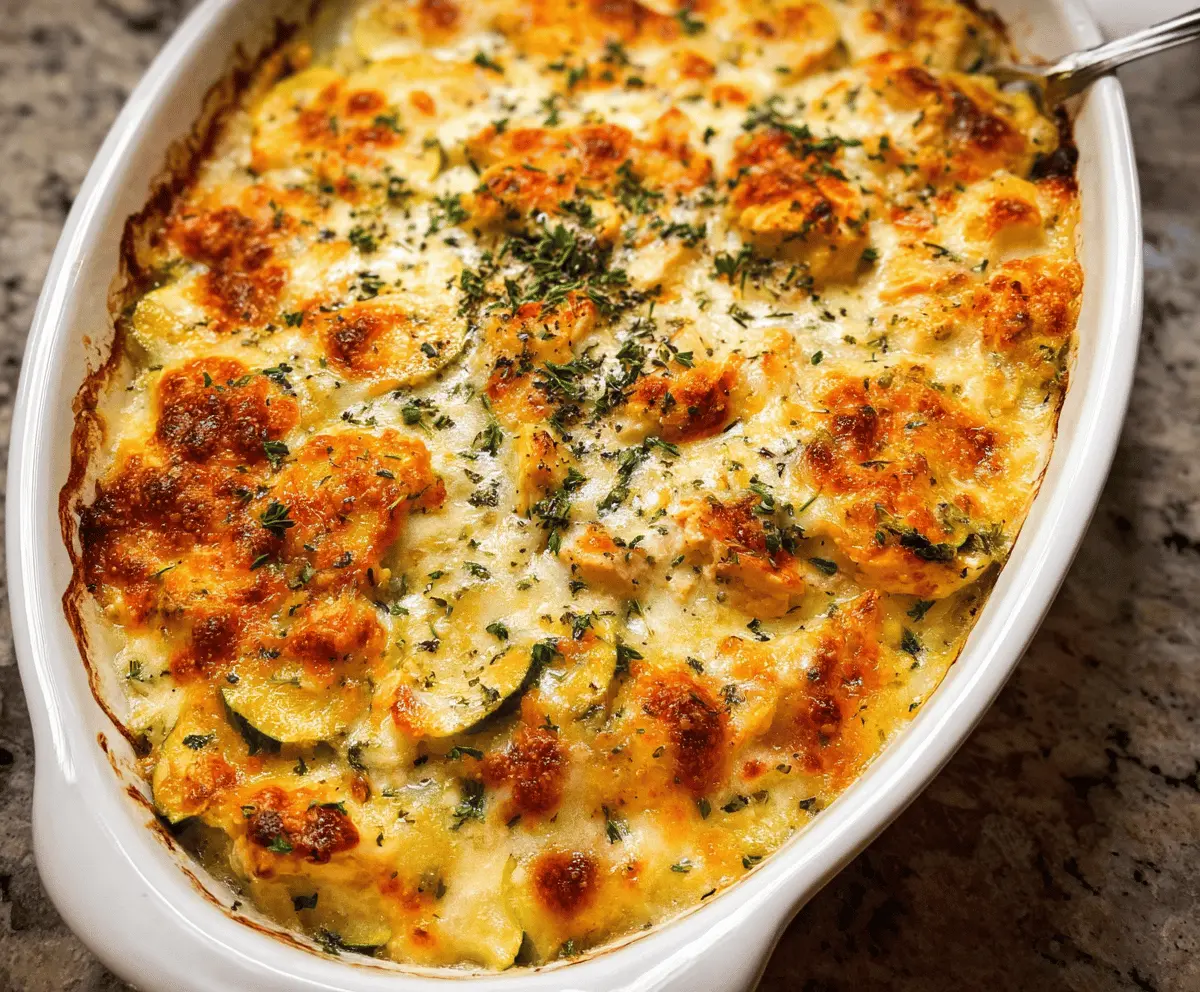 Easy Chicken Zucchini Casserole Recipe