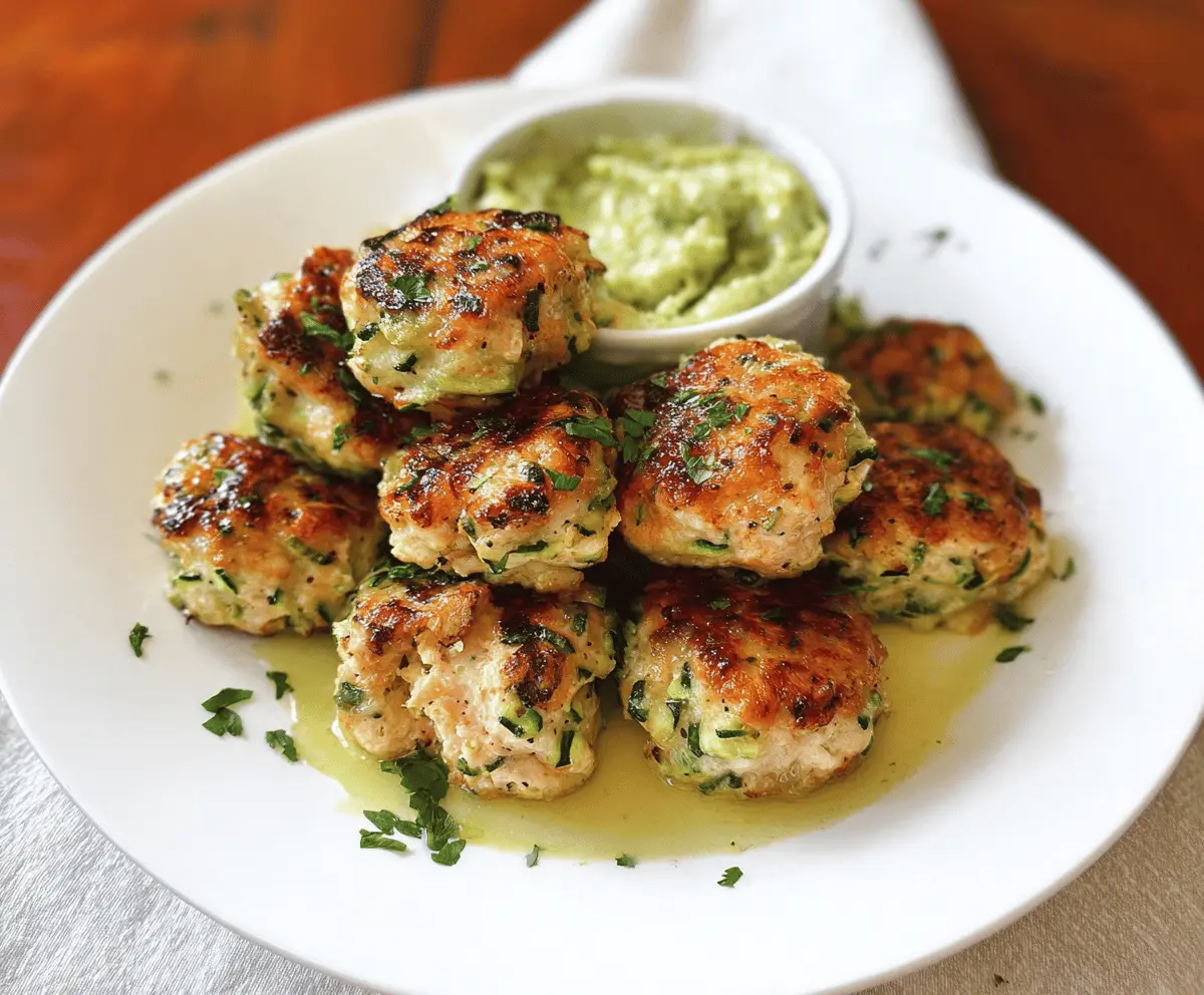 High Protein Chicken Zucchini Poppers Recipe