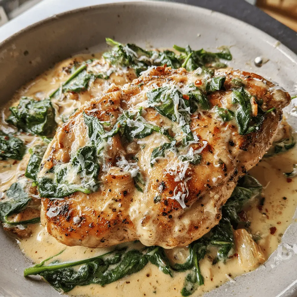 Creamy Chicken Florentine Recipe