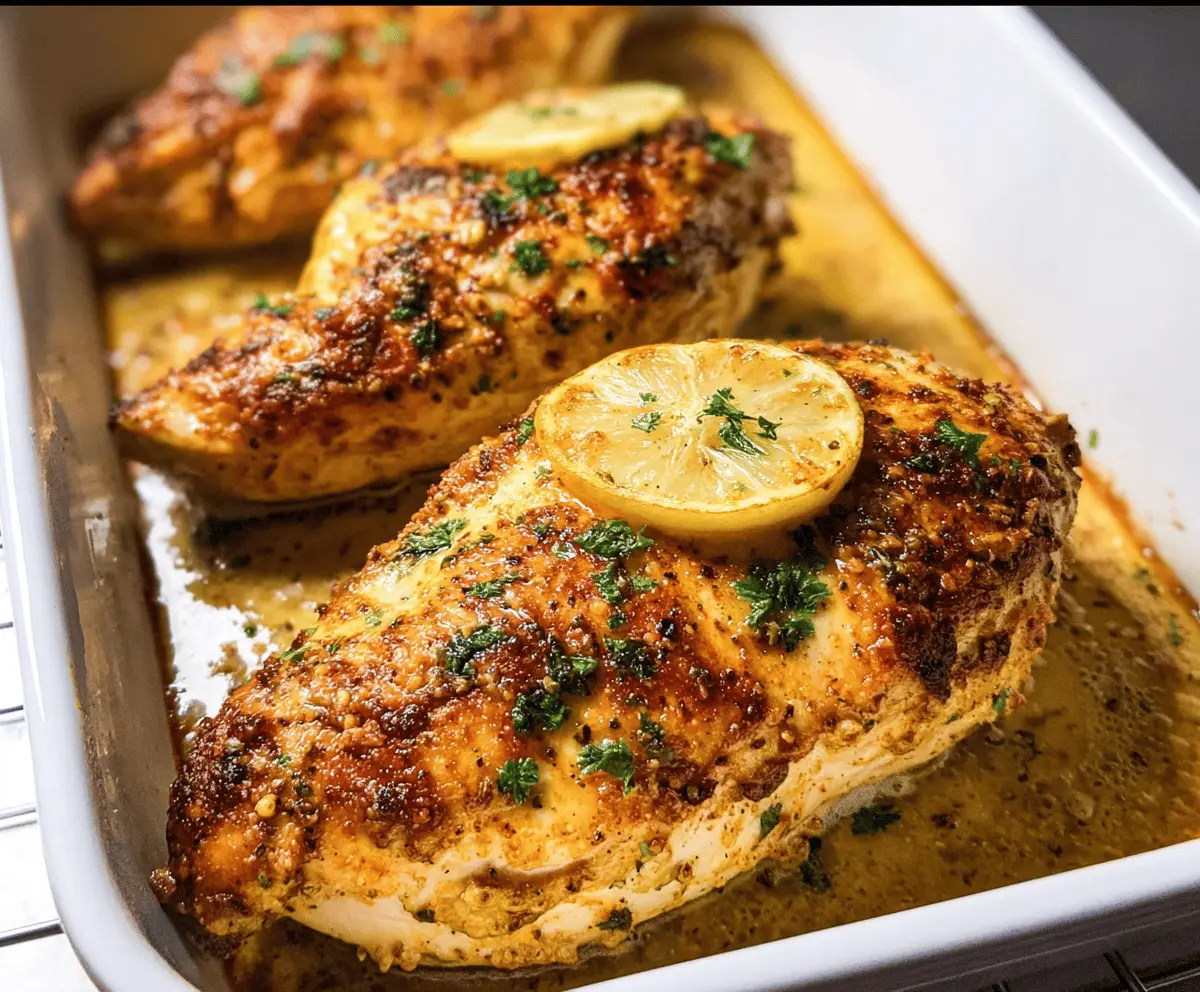 Juicy Oven Baked Chicken Breast Recipe