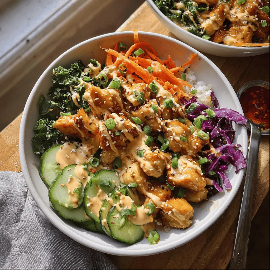 Easy Bang Bang Chicken Bowl Recipe