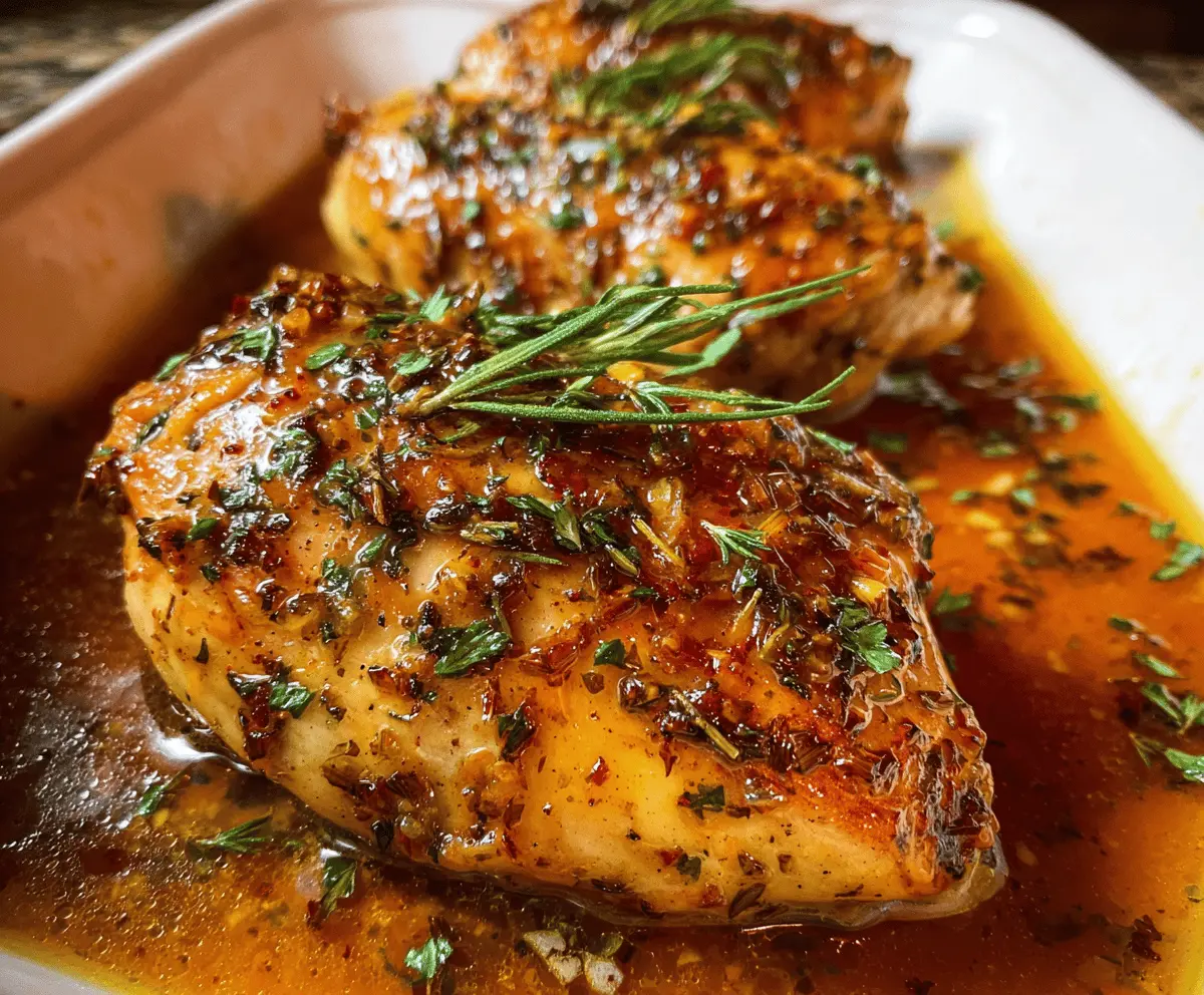 Easy Baked Honey Dijon Chicken Recipe